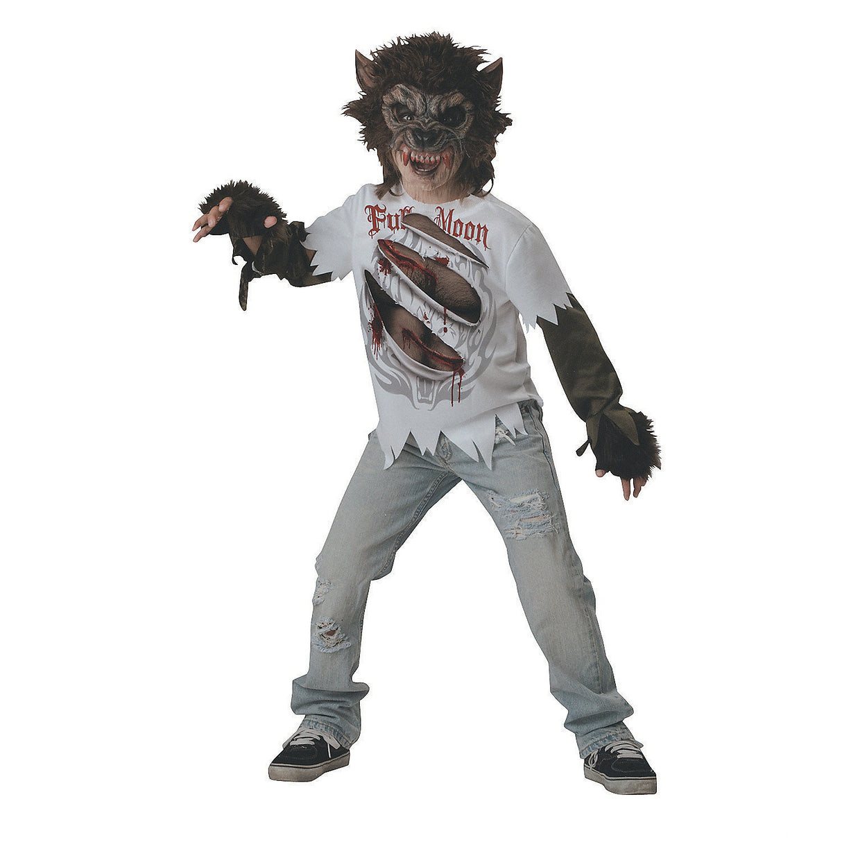 Boy's Werewolf Costume for Halloween Trick or Treating School Events and Creative Play
