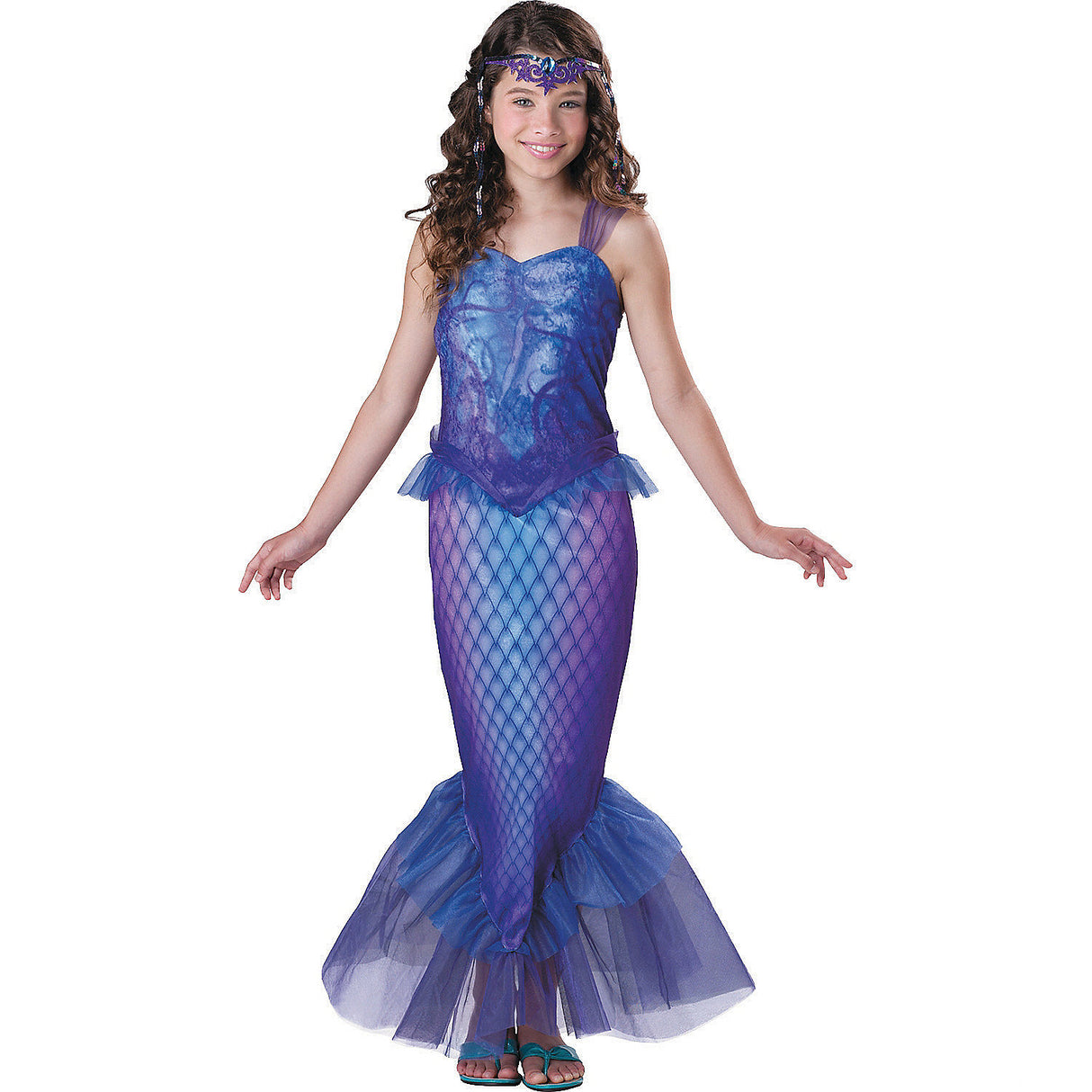 Enchanting Girl's Mermaid Costume for Halloween Dress Up Birthday Parties and Underwater Adventures