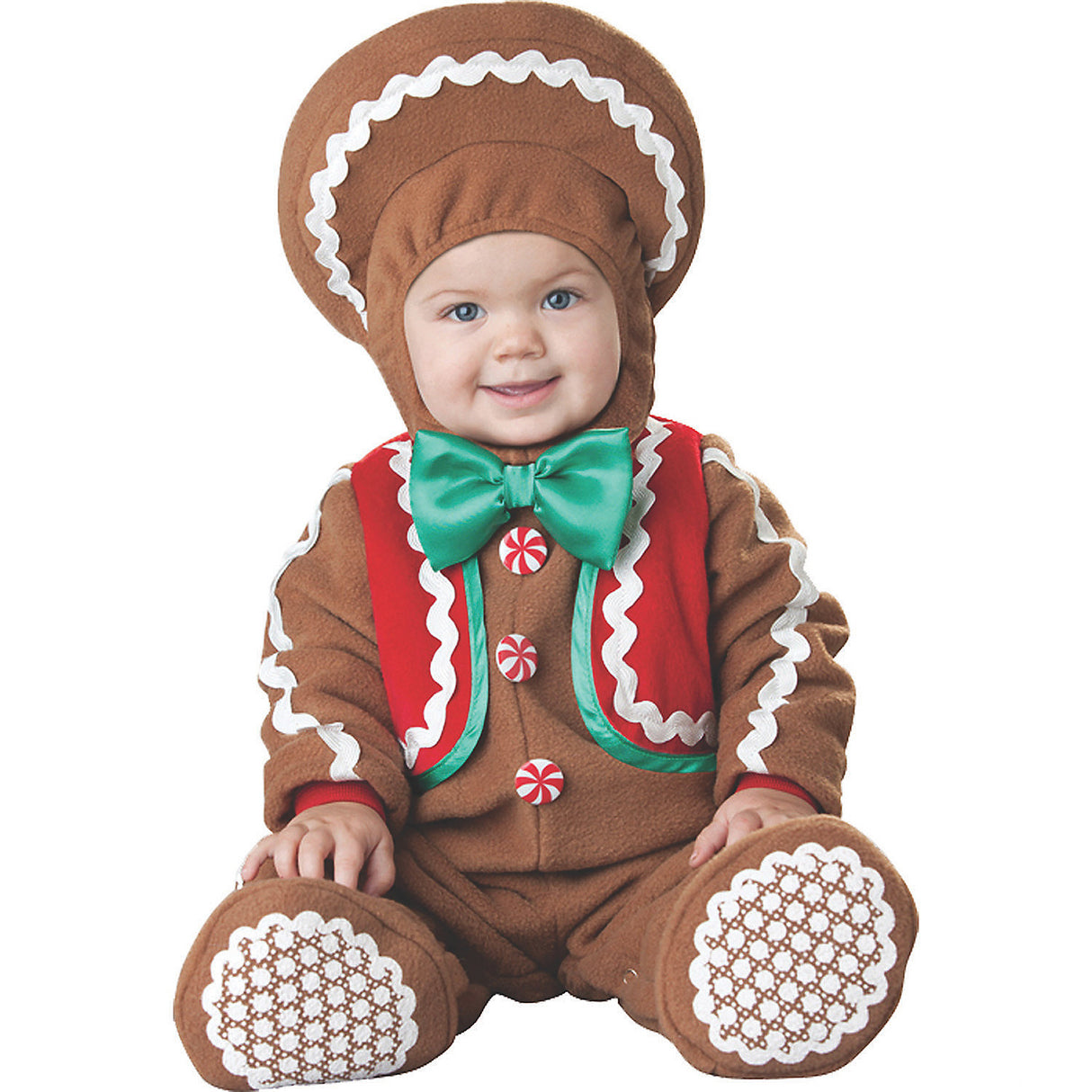 Charming Infant Gingerbread Costume for Magical Halloween Celebrations and Costume Parties