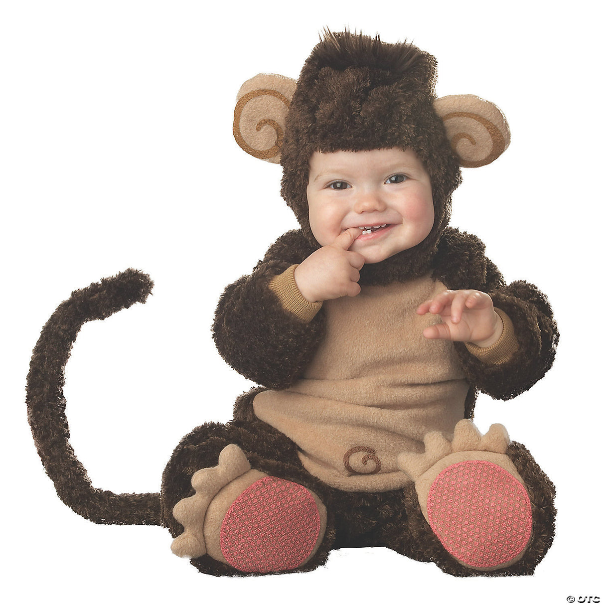 Adorable Infant Monkey Costume for Halloween Parties Dress Up Events and Baby Photo Shoots