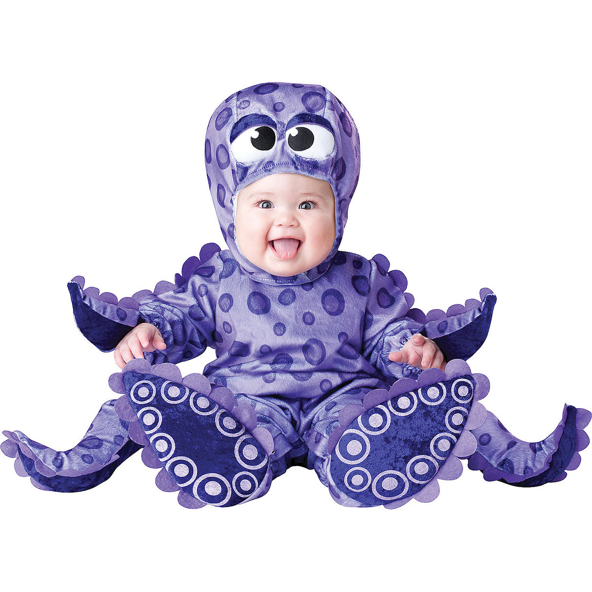 Cute Infant Octopus Costume for Toddlers for Halloween Parties and Baby Photoshoots