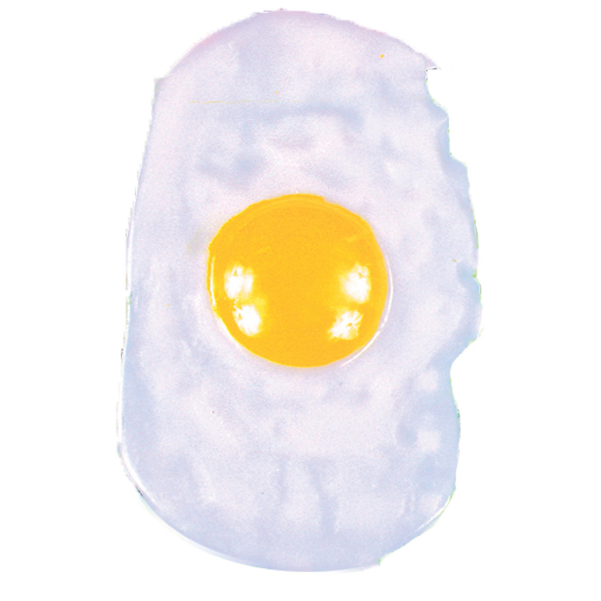 Realistic Fried Egg Rubber Prop for Funny Prank Gags and Halloween Fun