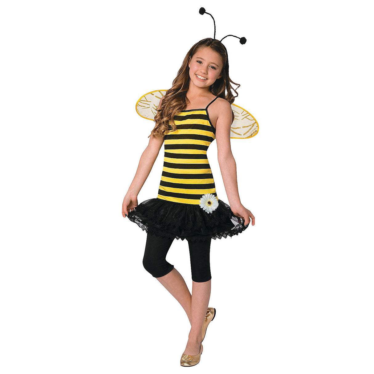 Sweet As Honey Bee Girl Costume for Halloween School Events and Themed Parties