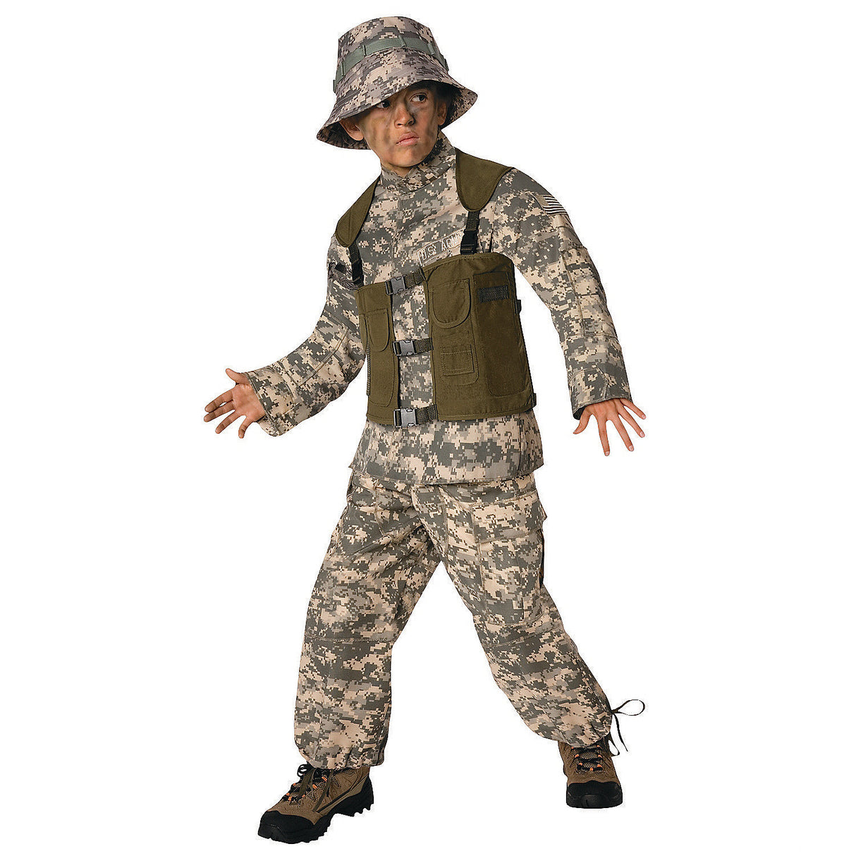 Awesome Soldier Unisex Costume for Halloween Parties and Imaginative Dress Up Adventures