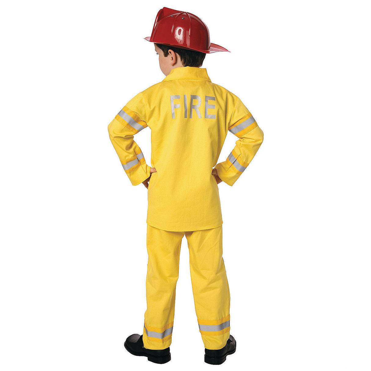 Deluxe Child Fireman Costume for Halloween Parties and Dress Up Fun
