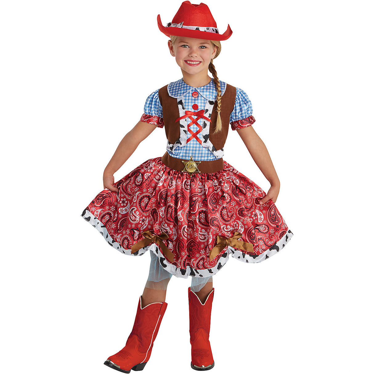 Buckaroo Beauty Costume for Halloween Parties School Events and Creative Role Play