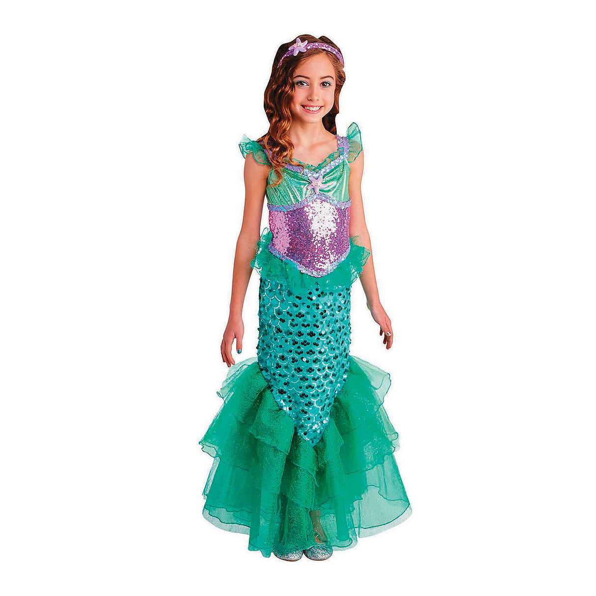 Magical Blue Seas Mermaid Child Costume for Halloween School Events and Creative Adventures