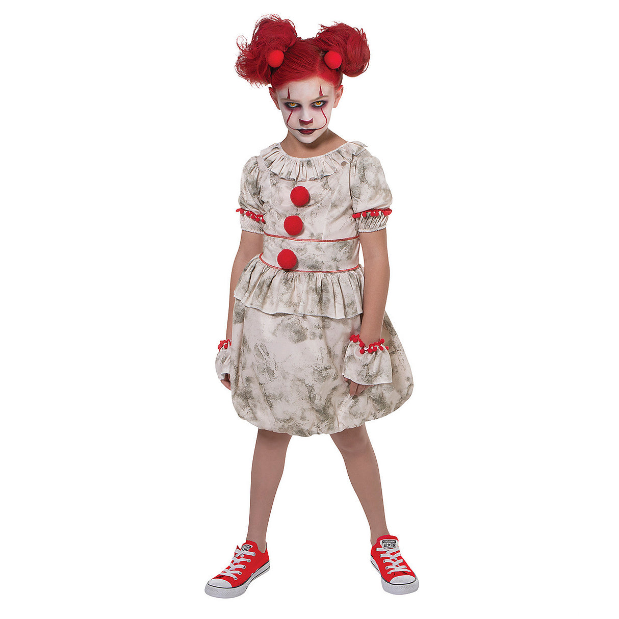 Creative Dancing Clown Child Costume for Halloween Parties Theatrical Events and School Activities