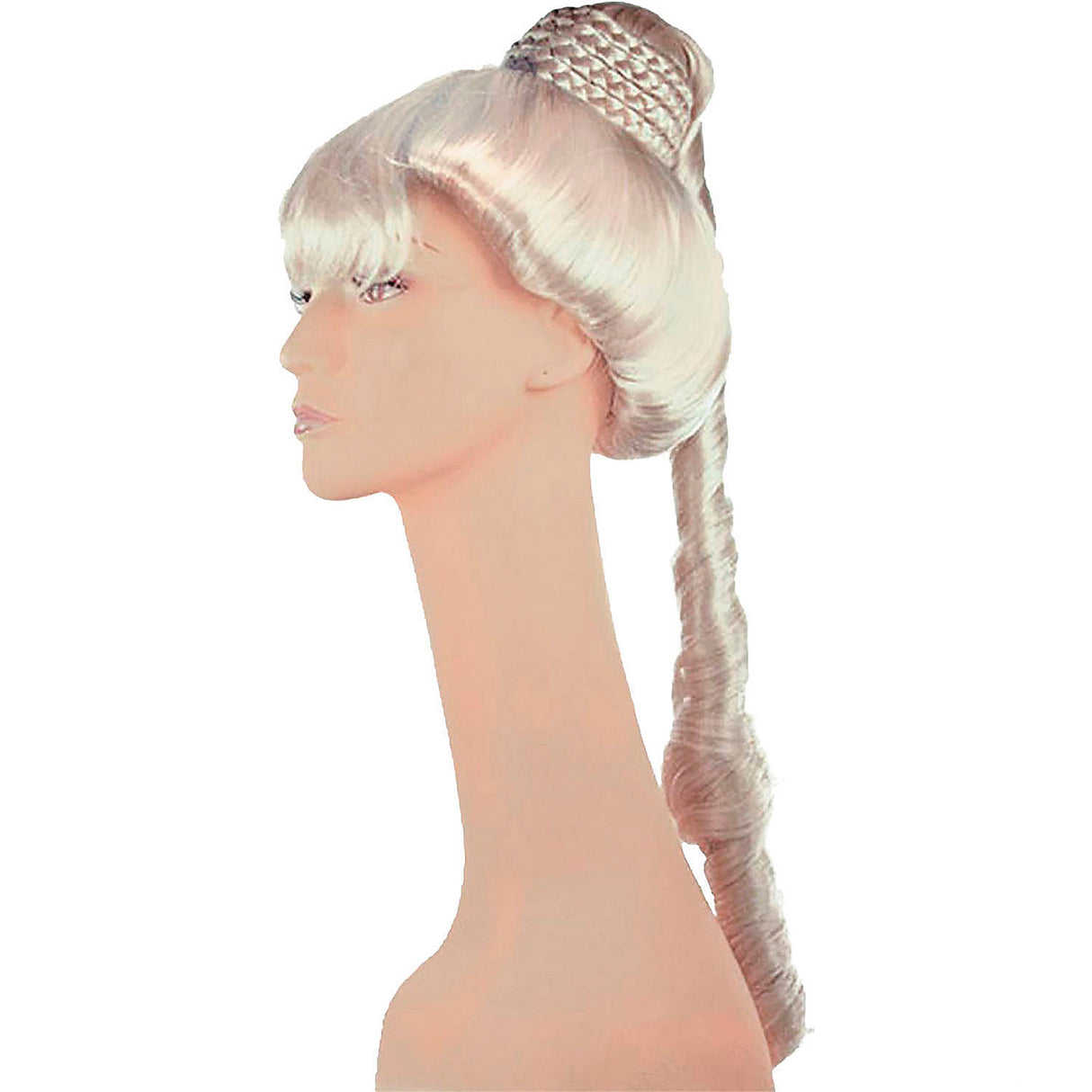 Jeannie Deluxe Platinum Blonde Wig for Halloween Parties Cosplay Events and Themed Dress Up