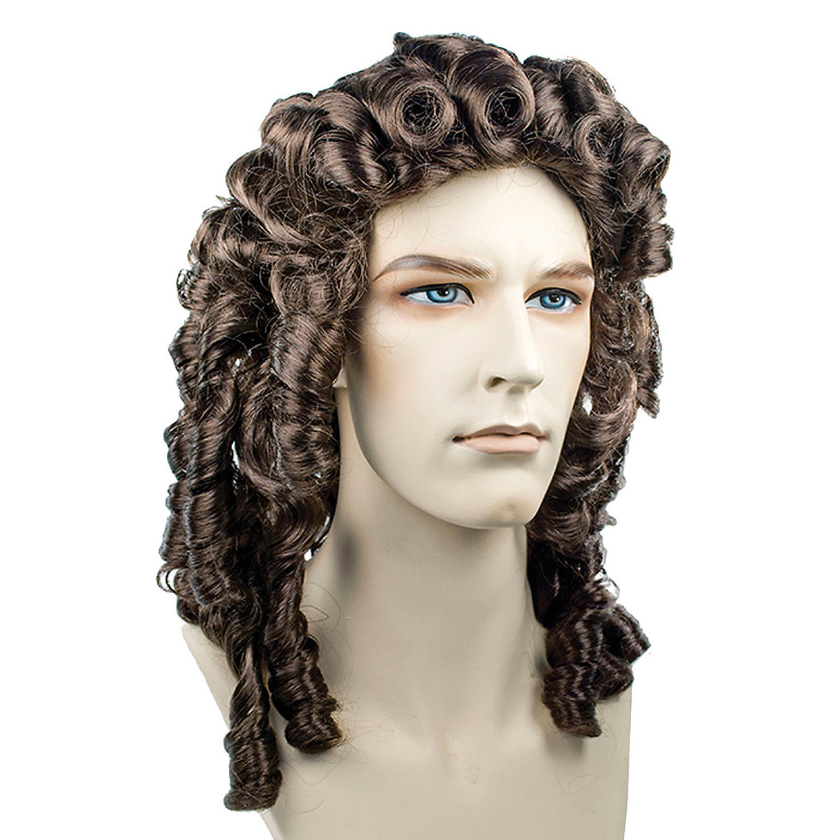 Affordable Alonge Discount Medium Brown Wig for Daily Wear and Costume Events