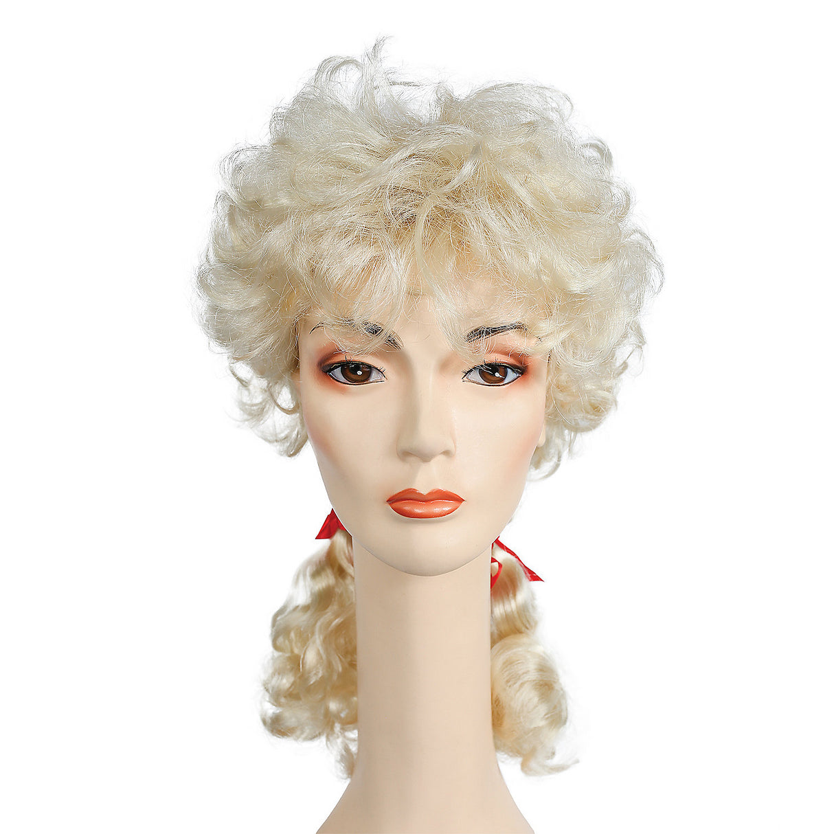 Authentic Farm Girl Platinum Blonde Wig for Historical Costumes and Themed Events