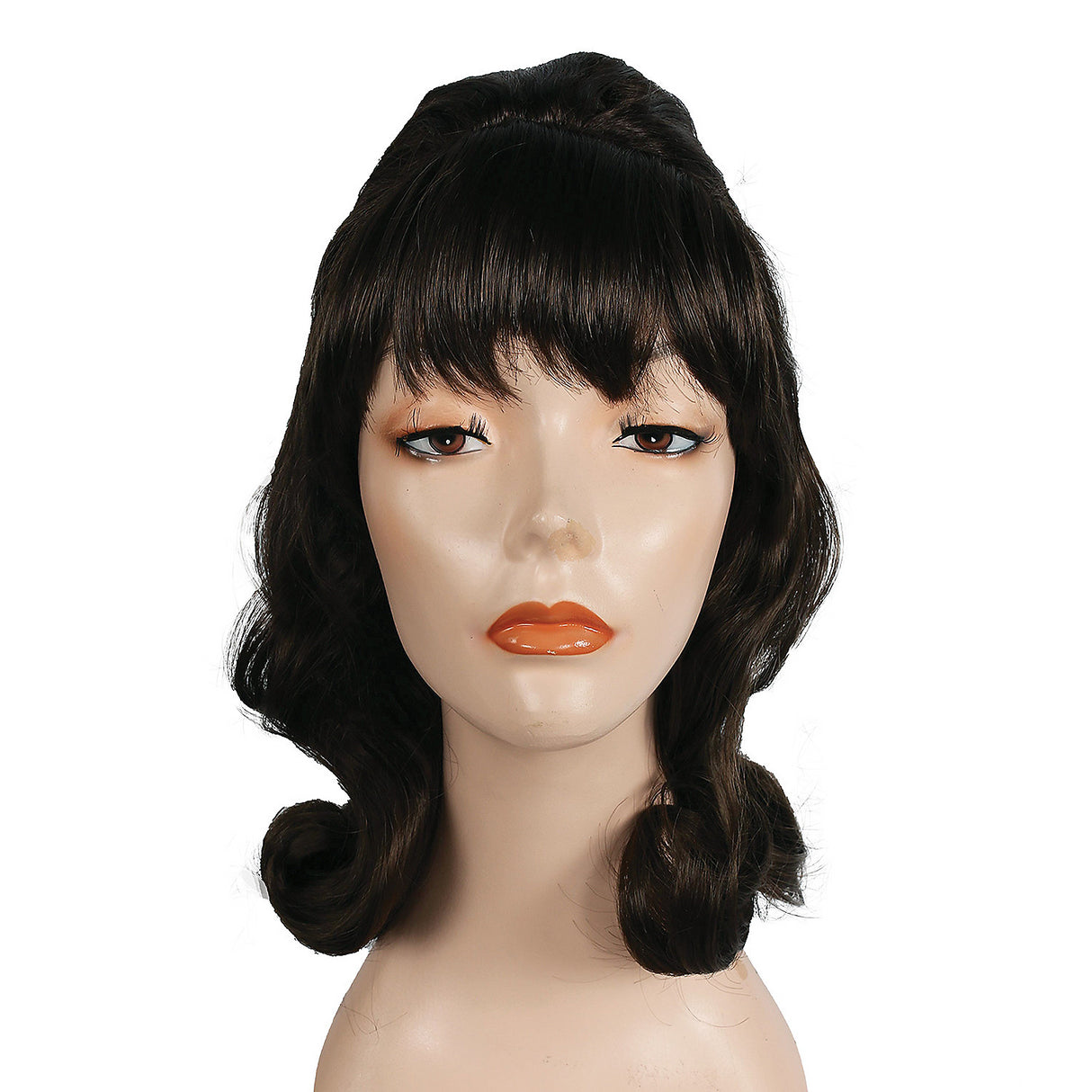 Stylish Beehive Pageboy Wig for 50s 60s Character Costume and DIY Ensembles