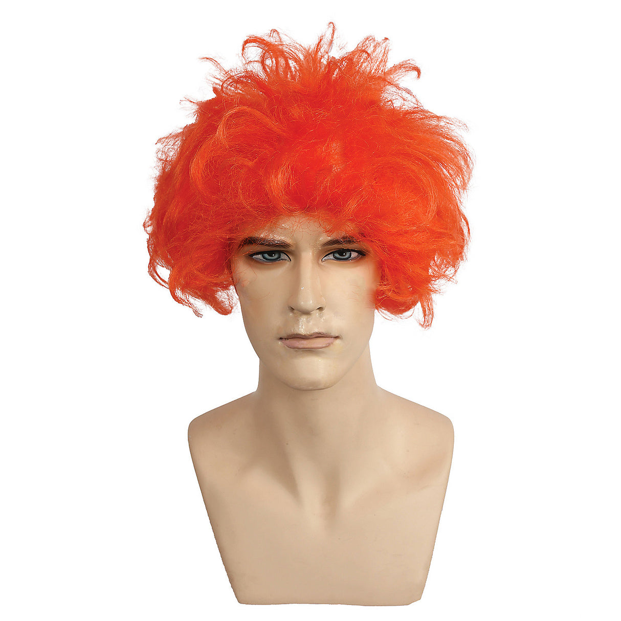 Fun Carpet Bug Wig Orange for Clown Costume Parties and Playful Dress-Up Events