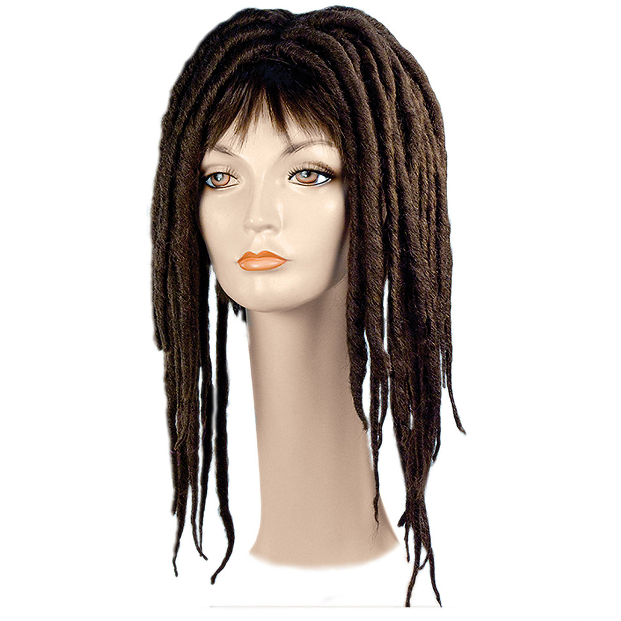 Authentic WHOOPIE MED BROWN Wig for Party Themes, Costumes, and Creative DIY Looks