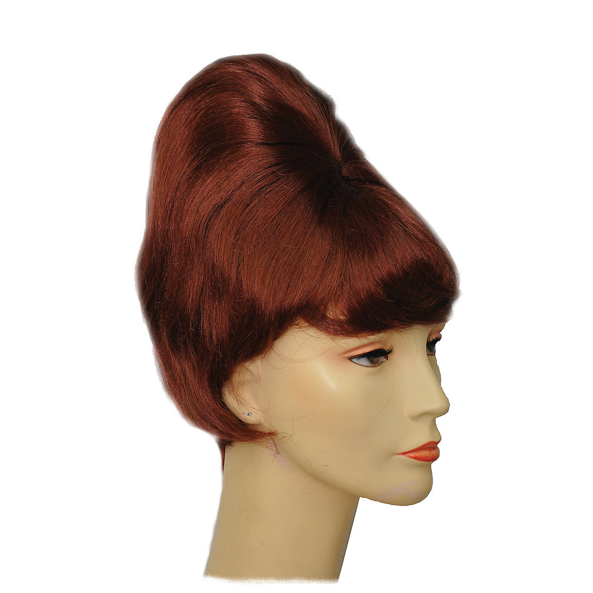 Stylish Spitcurl Auburn Wig for 60's Themed Parties and Costume Events