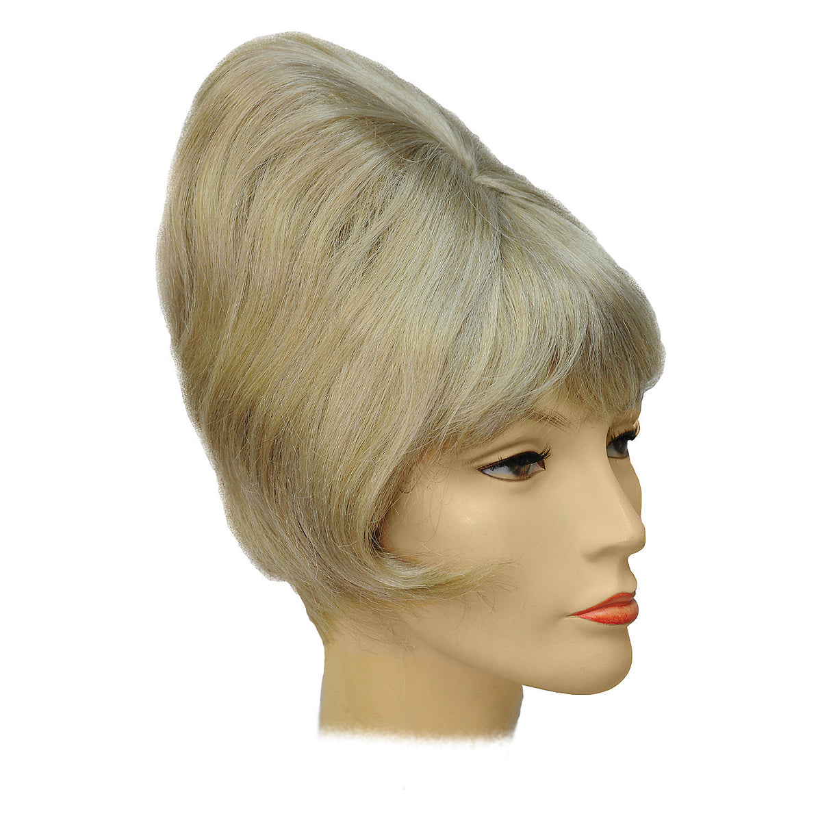 Stylish Spitcurl Champ Blonde Wig for Retro Looks Halloween Parties and Themed Events