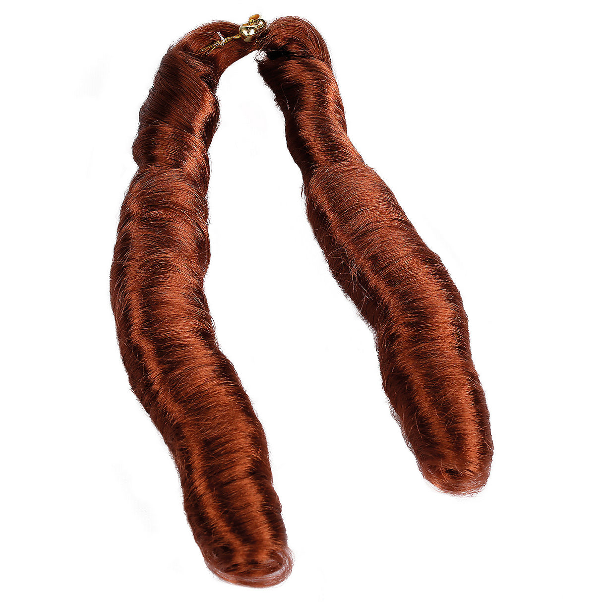 Stylish Round Braid Attachment Auburn for Historical Costume Events and Themed Celebrations