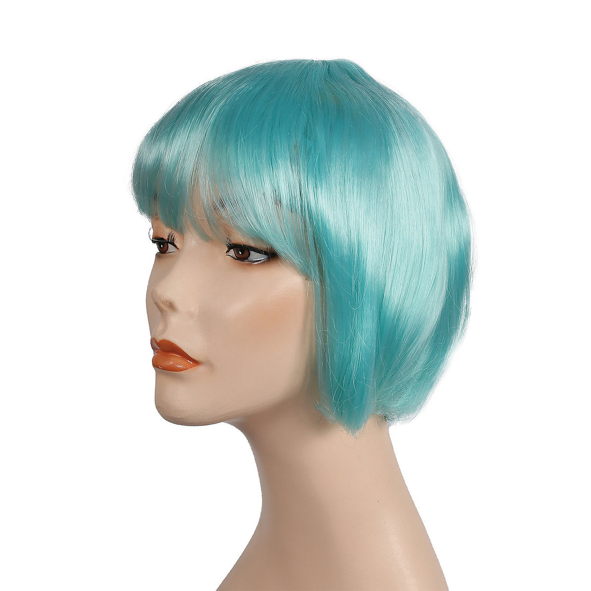 LULU BARGAIN Light Blue Wig for Creative Hairstyles DIY Costumes and Costume Parties