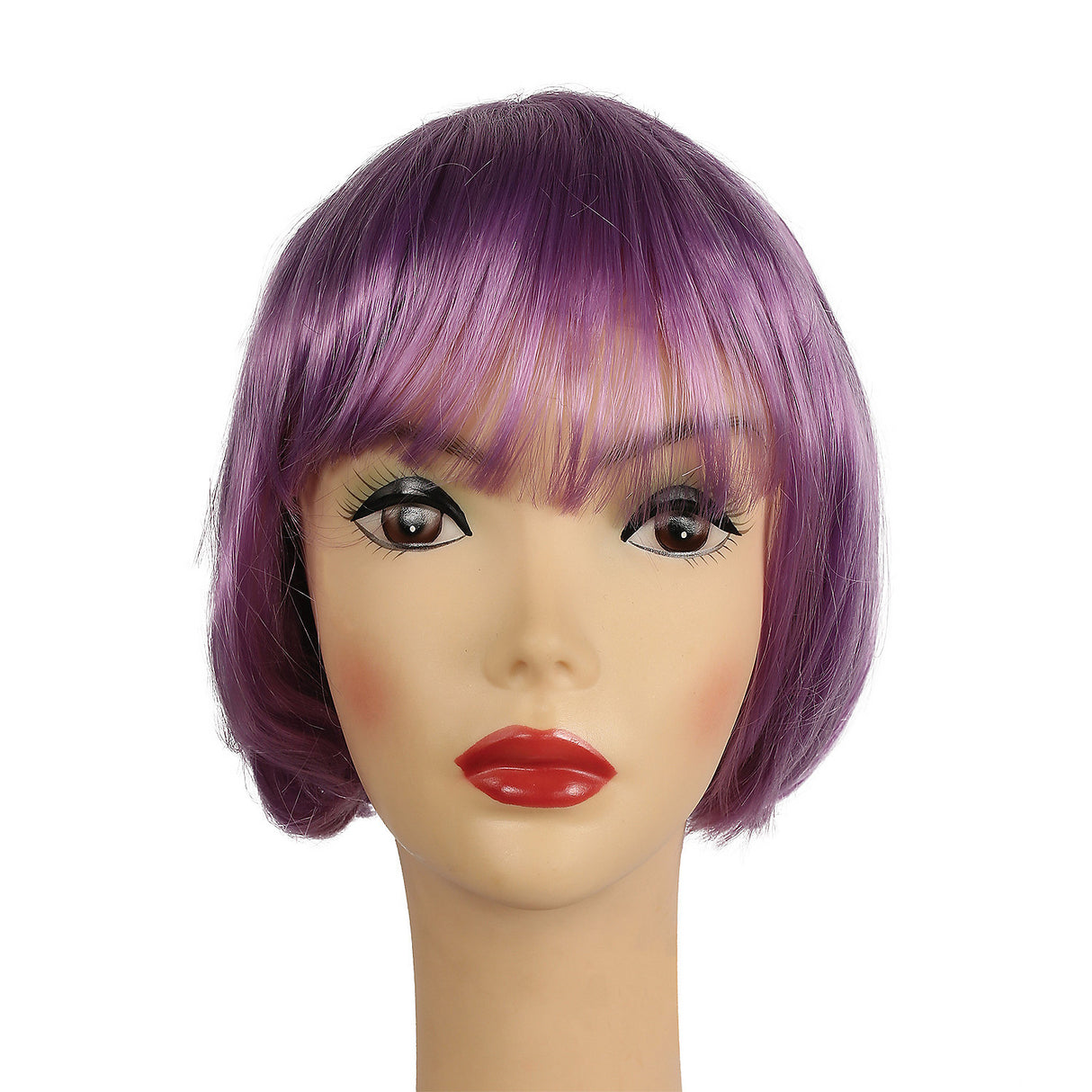 LULU BARGAIN Light Purple Wig for Costumes Parties and Creative Hairstyles