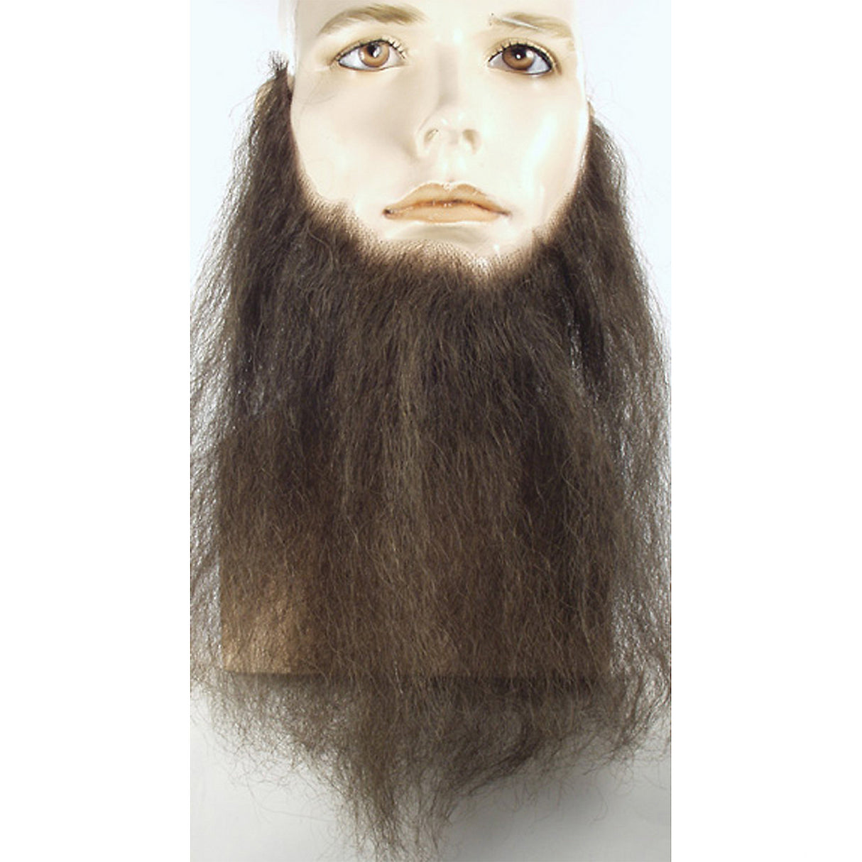 Realistic 10 Inch Light Brown Human Hair Beard for Role Play and Themed Costume Events