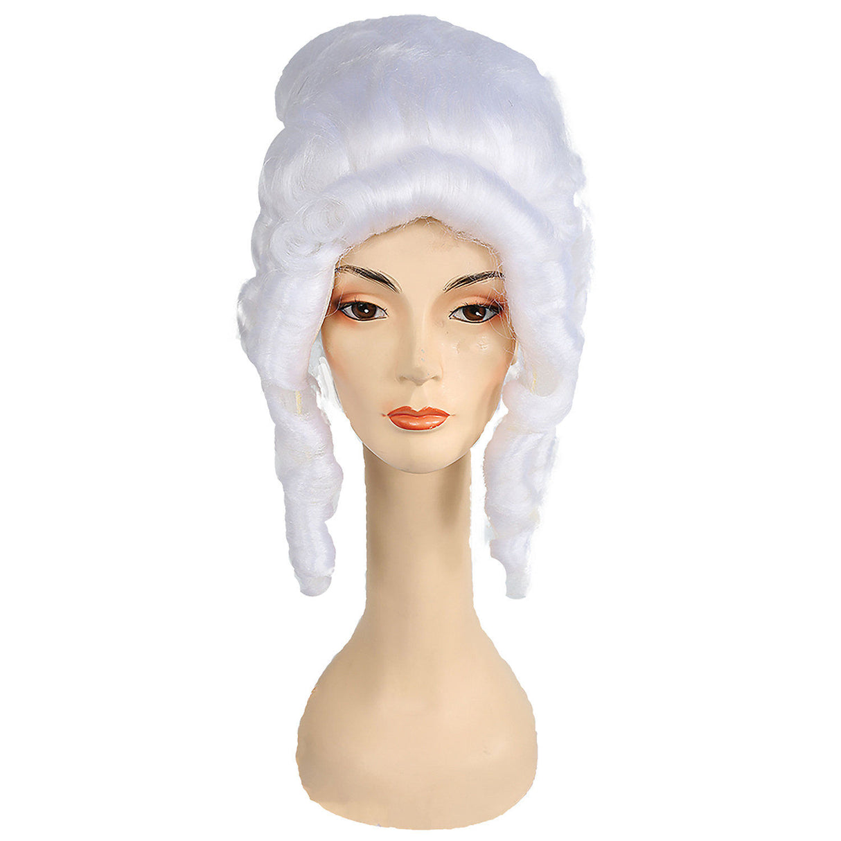 Elegant Madame Pompadour White Wig for Themed Parties Halloween and Historical Events