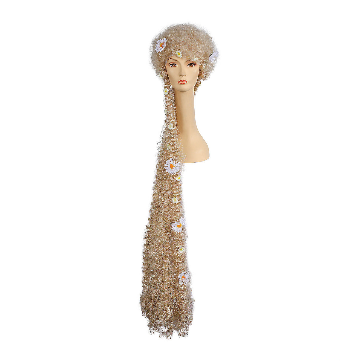 Classic Godiva Flower Blonde Wig for Costume Parties Halloween and Theatrical Performances
