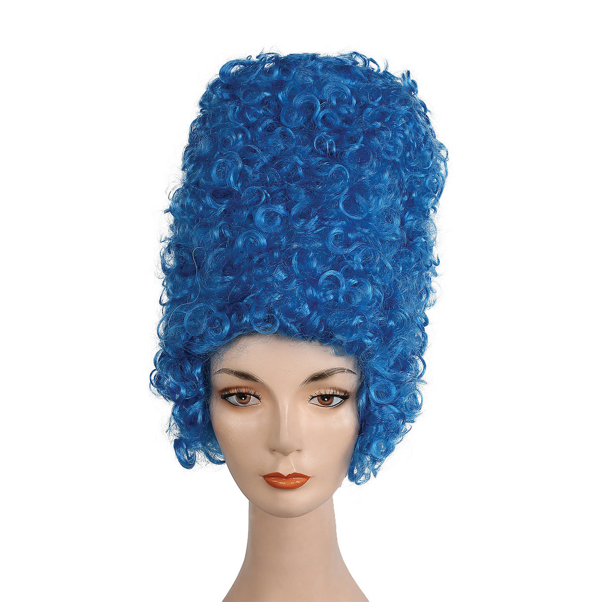 Stylish MARG BLUE KAF6 Beehive Wig for Fantasy Events and Costume Parties