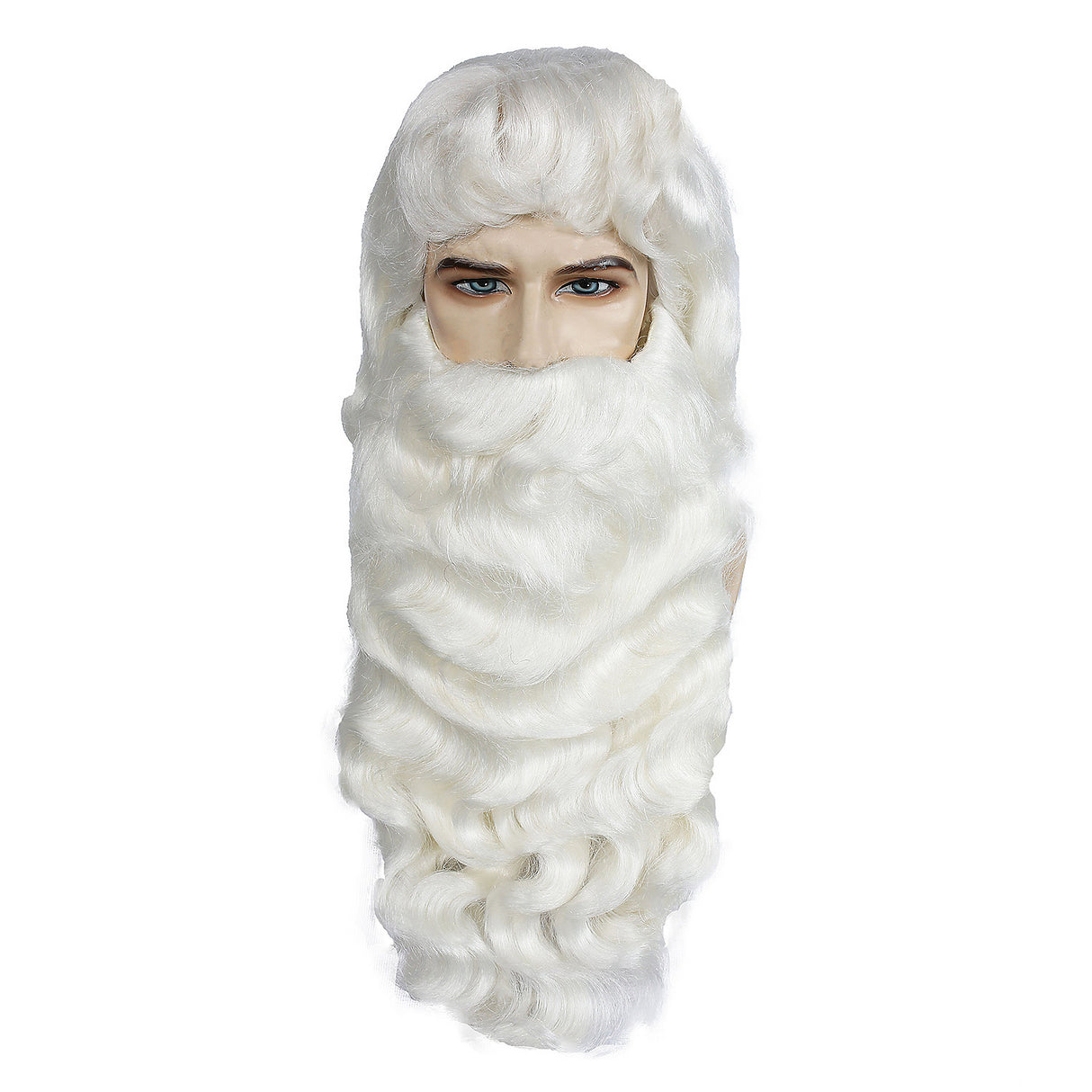Supreme Santa Set with Wig and Beard for Holiday Celebrations and Christmas Events