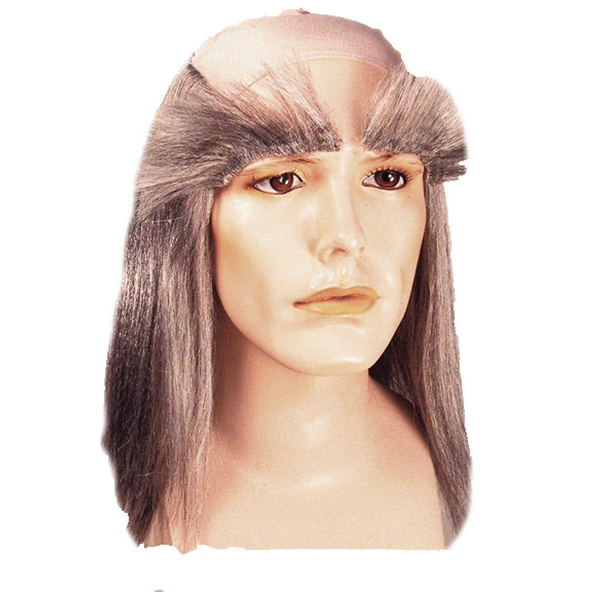 Authentic Scrooge Set Grey Wig for Christmas Costume Parties and Theater Performances