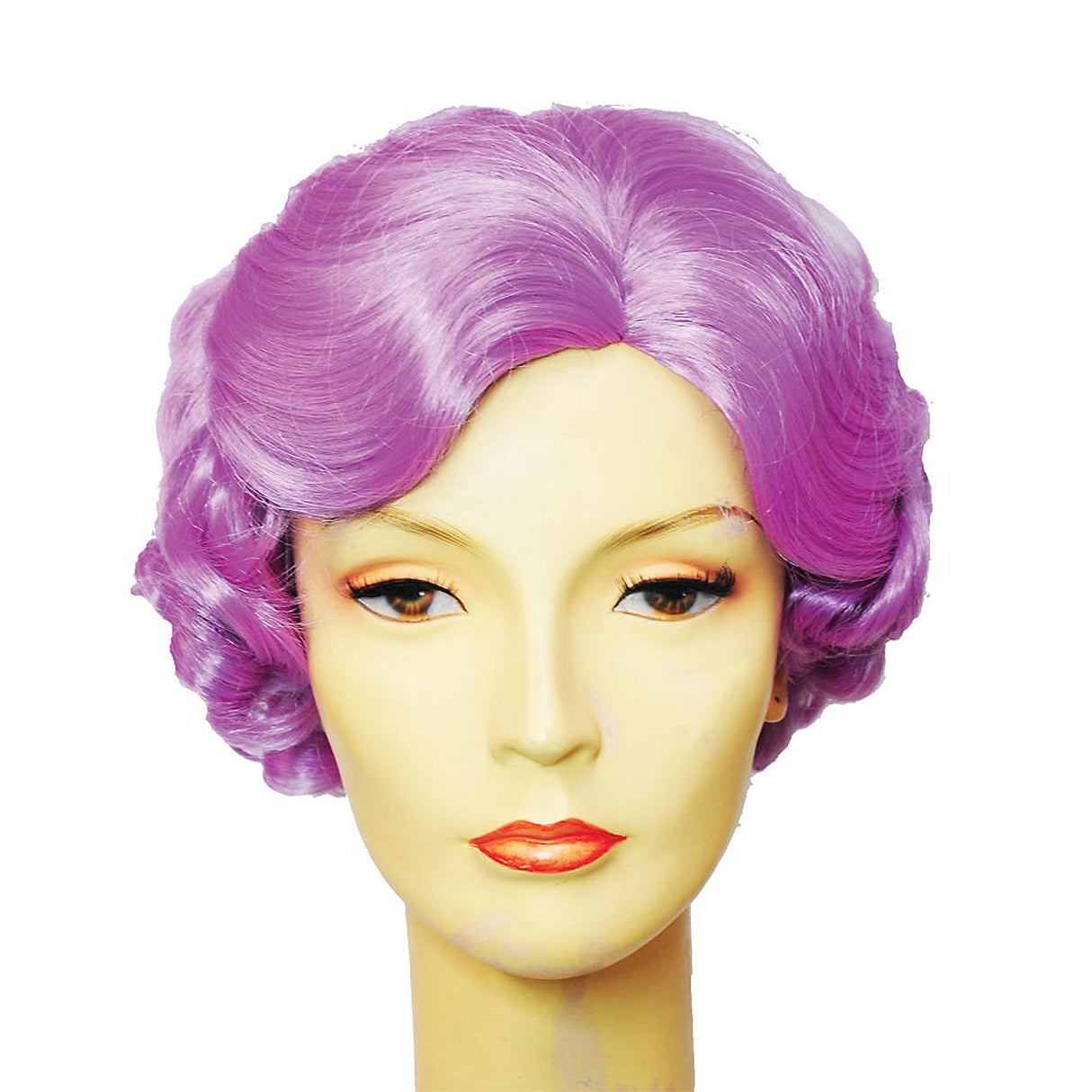 Premium Lady Edna Lavender Wig for 60s and 70s Themed Parties Dress Up and Costume Events