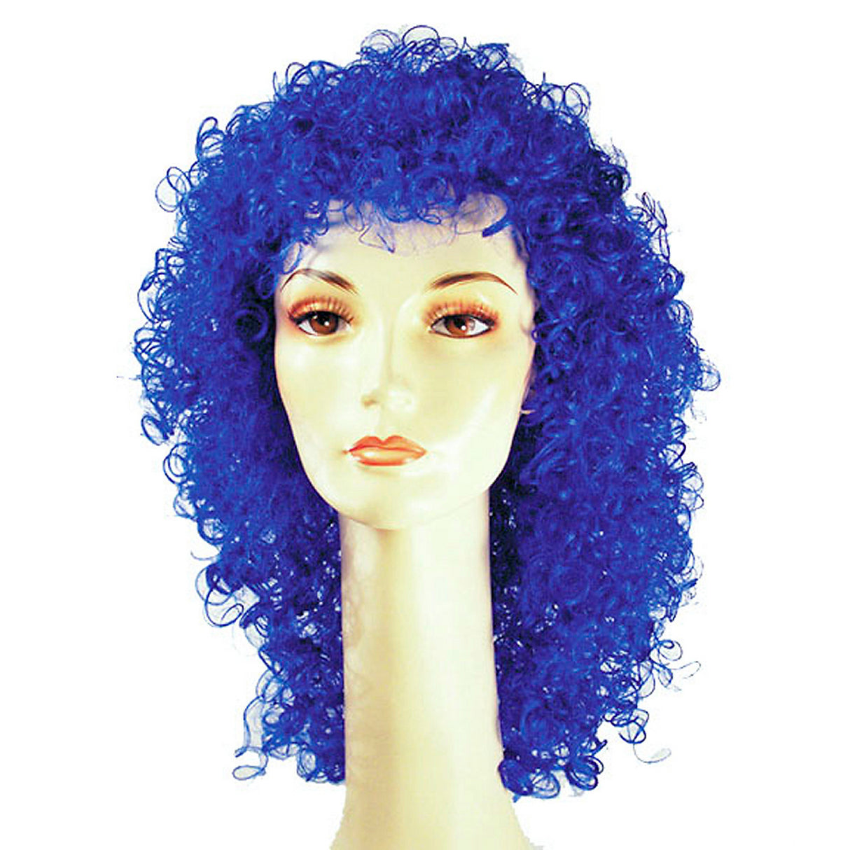 Transform Your Look with Wet Look Blue Wig for Halloween and Costume Parties