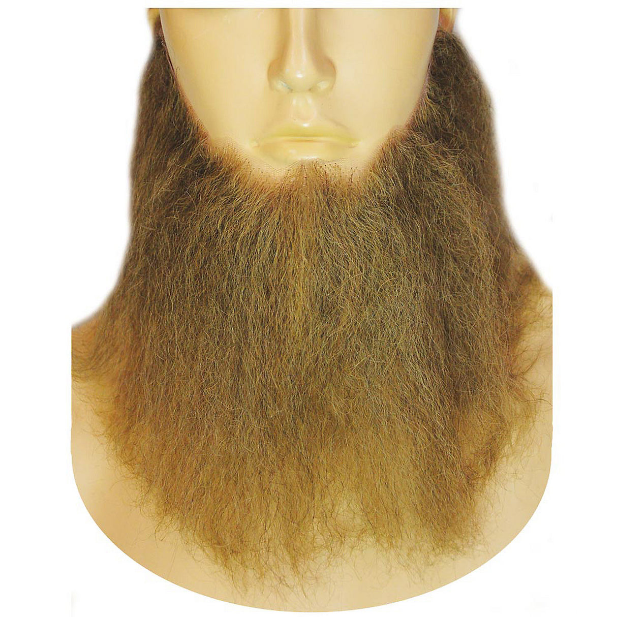 Realistic Human Hair Beard for Halloween Costume Role-Play and Character Emulation