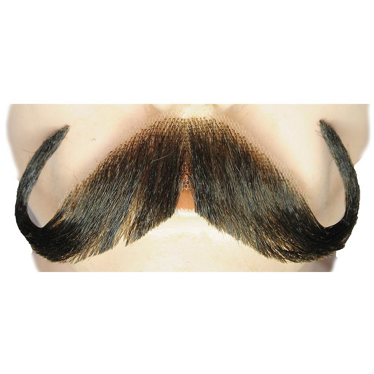 Authentic Handlebar Blend Mustache for Costume Parties Movies and Comic Con Events