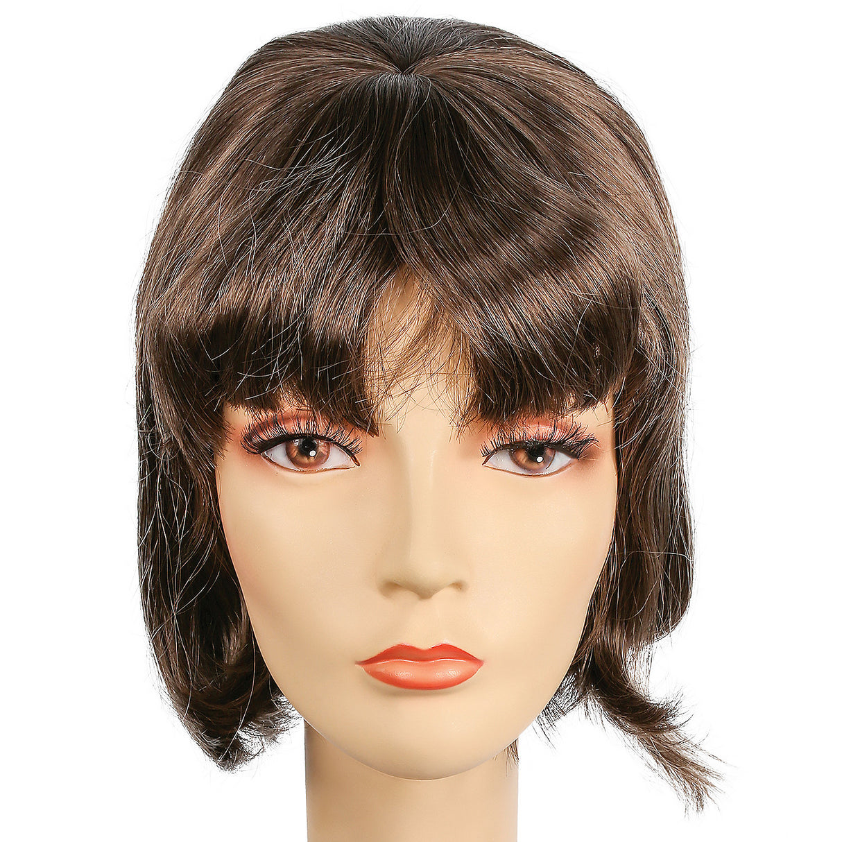 Spitcurl Beehive Light Brown Wig for Costume Parties and Everyday Wear