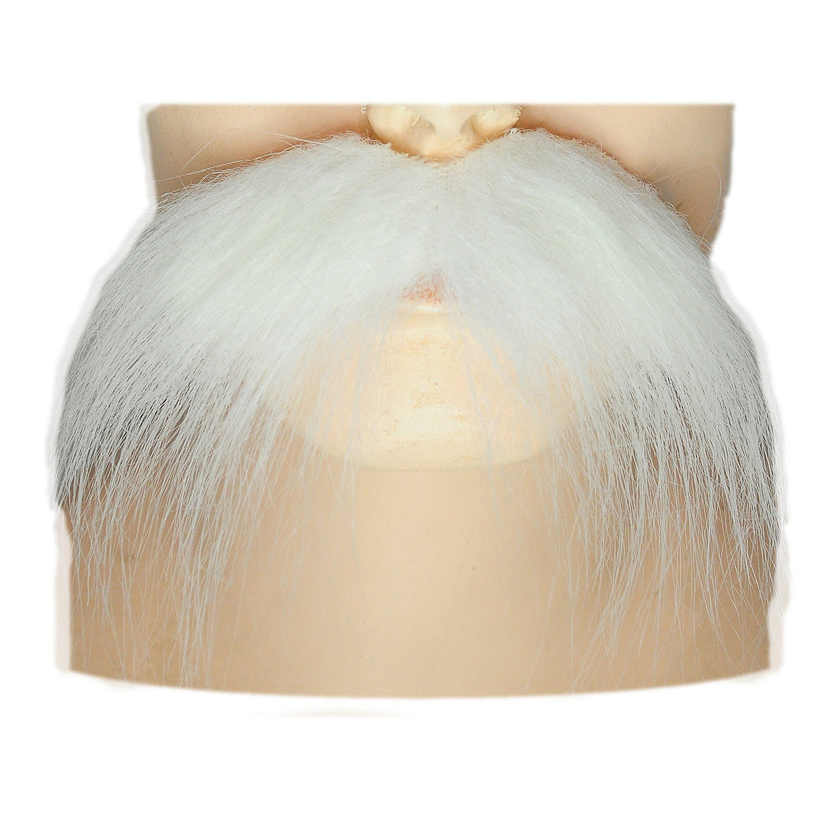 Unique MUST ONLY AB1613 White Mustache for 1980's Costume Parties and Themed Dress Up Events