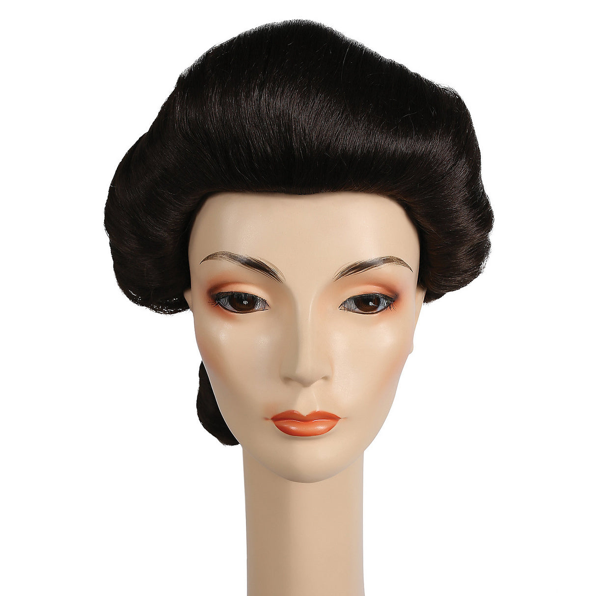 Stylish Medium Chestnut Brown Beauty Wig for Creative Hairstyles and Costume Events