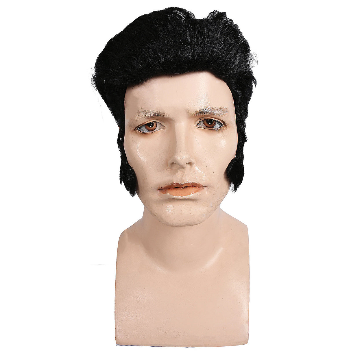 Elvi Discount Black Wig for Themed Parties Dress Ups and Halloween Celebrations