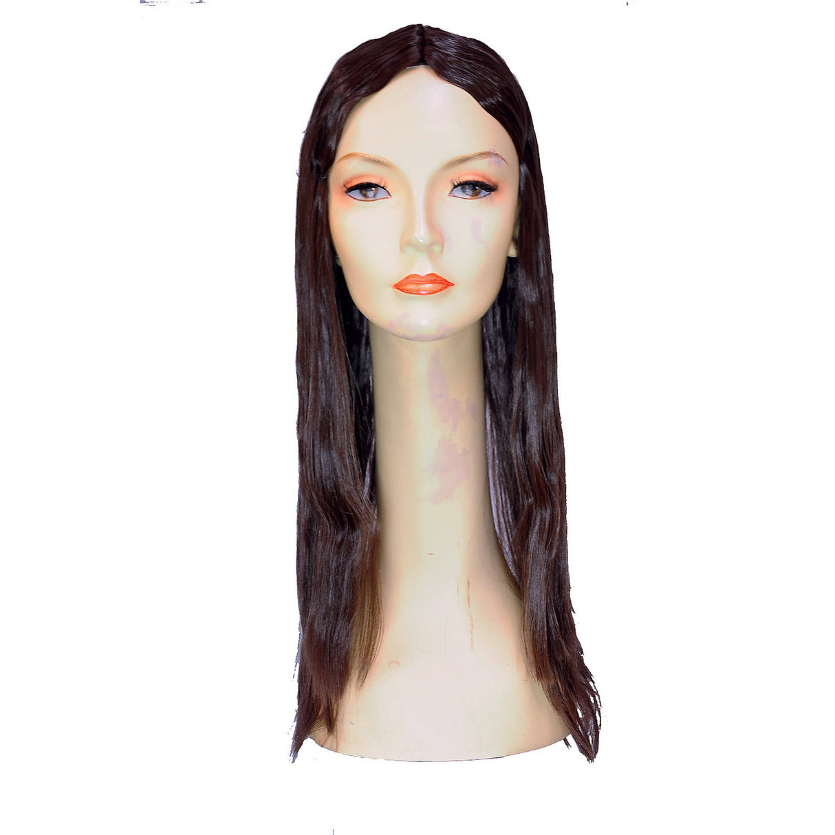 Inexpensive Light Brown 22 Inch Wig for Costumes Parties and Everyday Wear