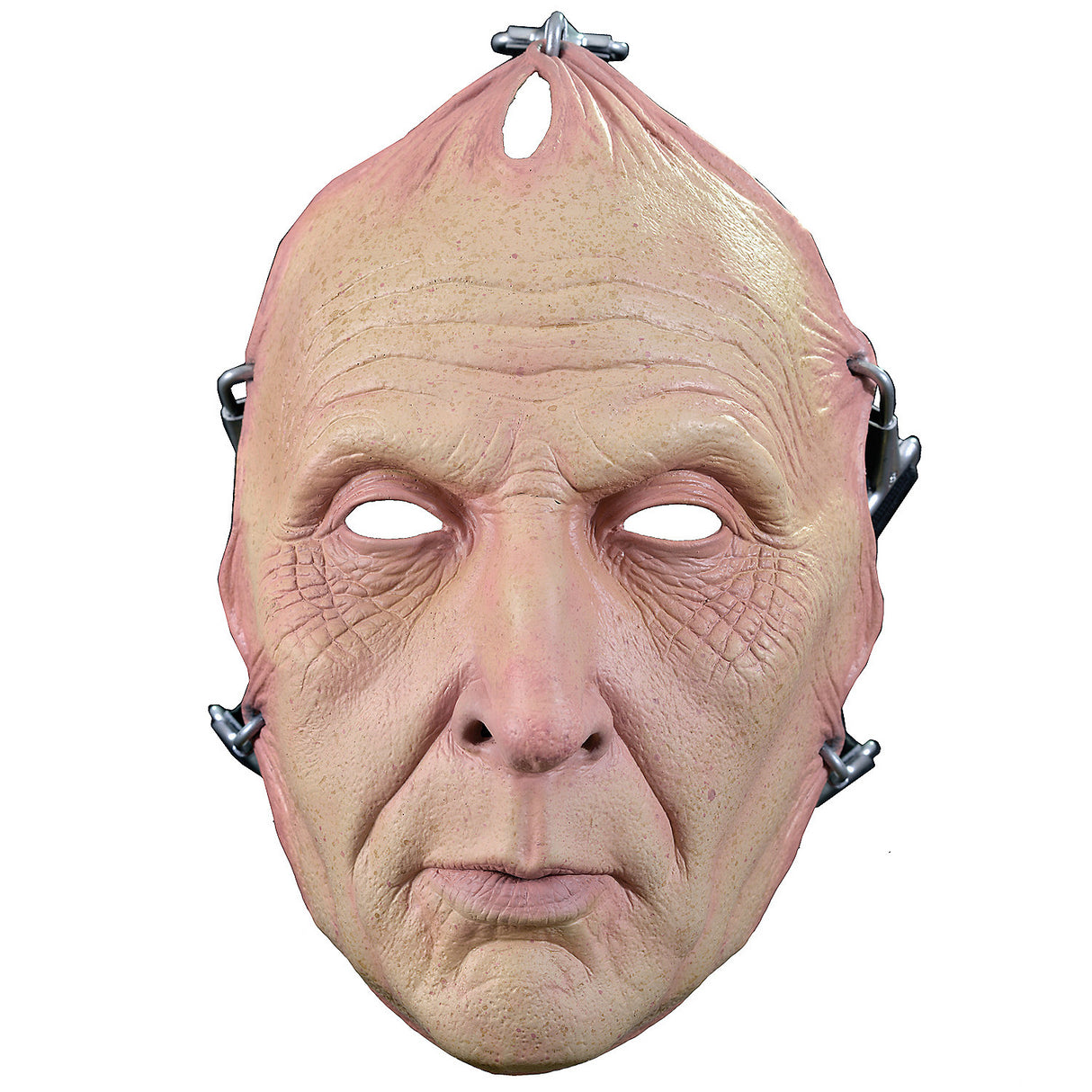Terrifying Jigsaw Flesh Mask for Halloween Events and Horror Costume Parties