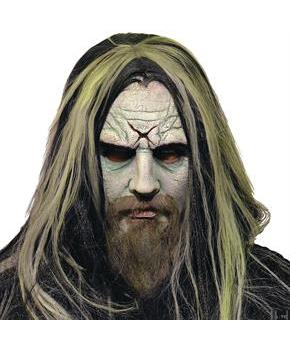 Rob Zombie Full Overhead Latex Halloween Mask Rock Star Costume Accessory