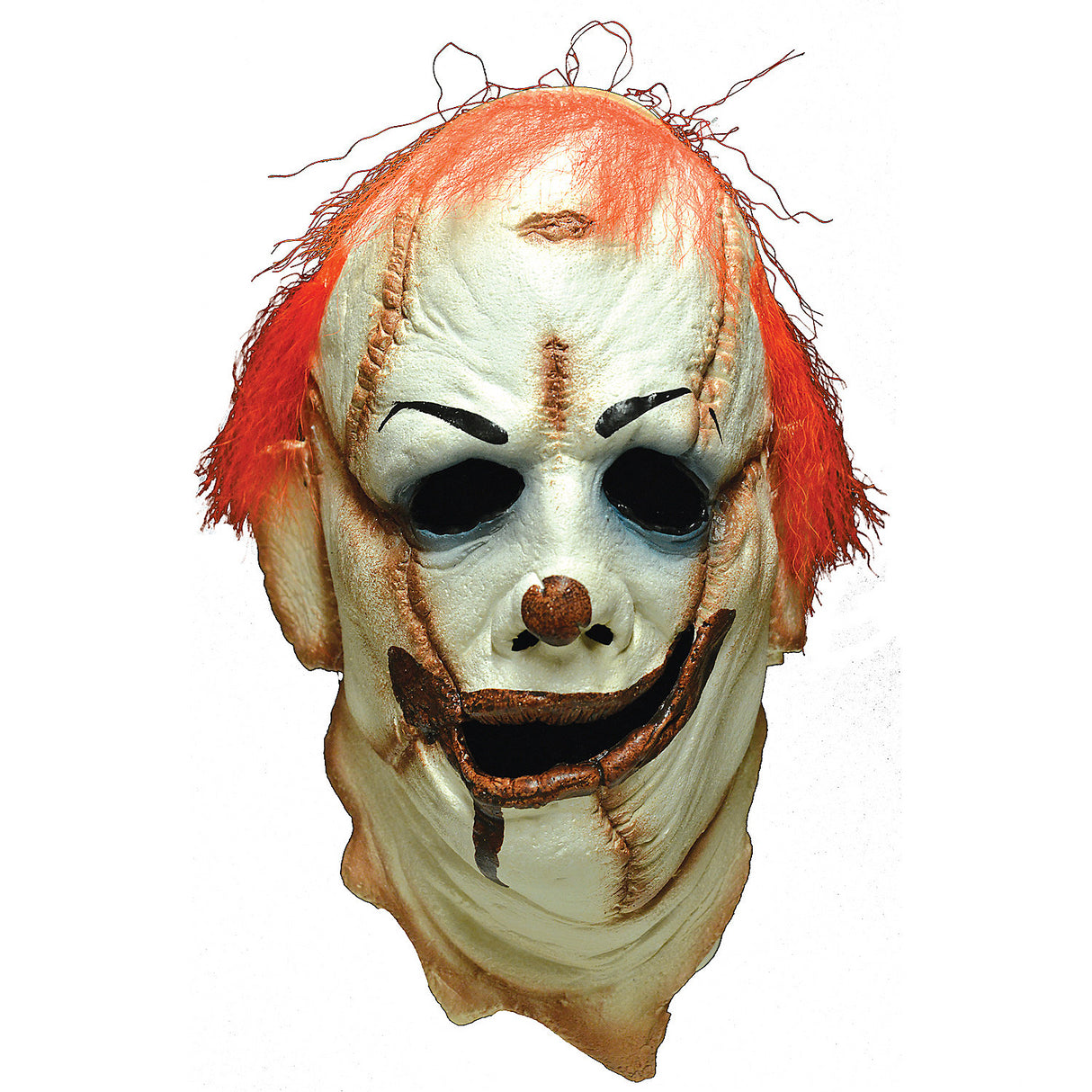 Dramatic Clown Skinner Face Mask for Halloween Costume Parties and Spooky Gatherings