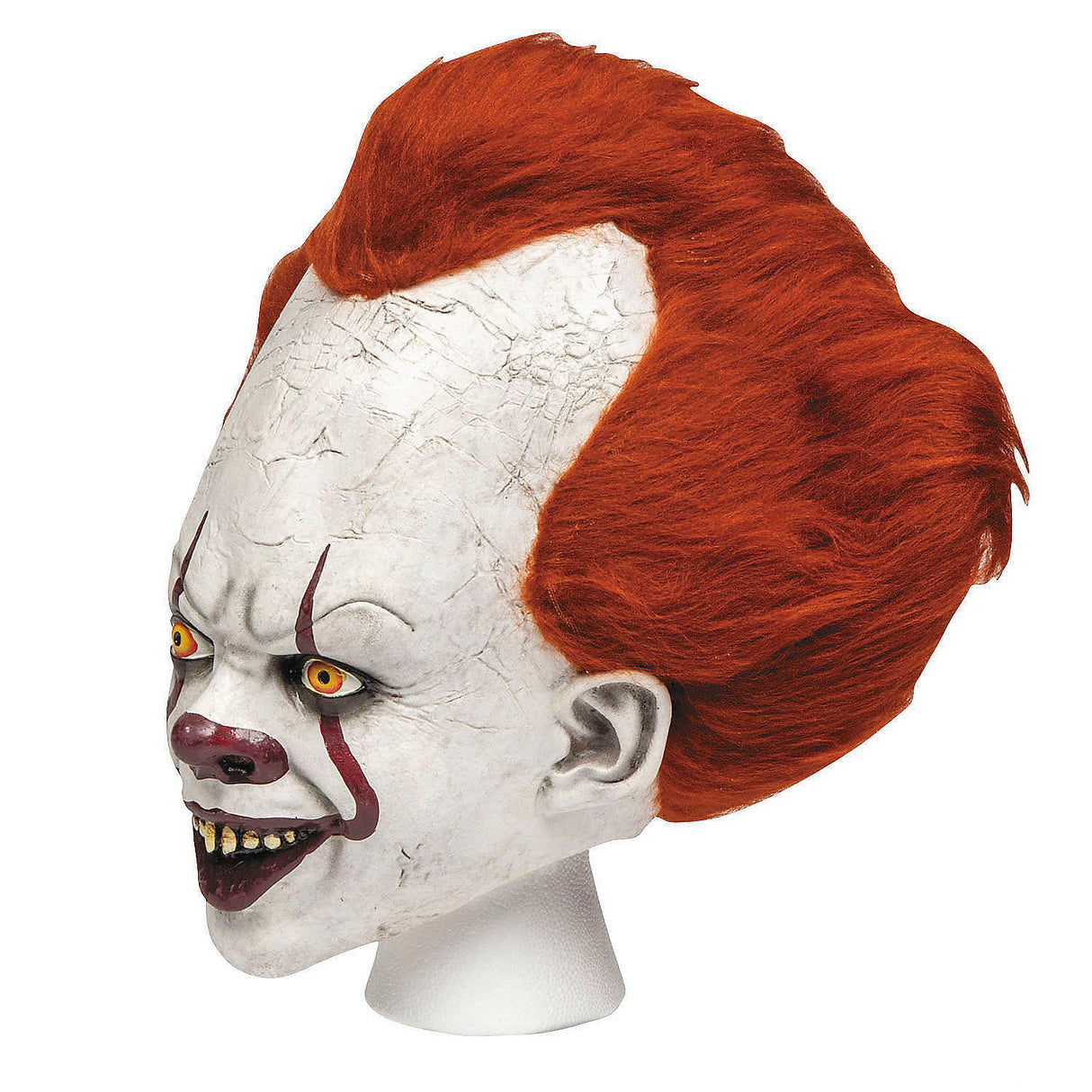 Evil Clown Pennywise Deluxe Mask for Halloween Parties and Costume Events