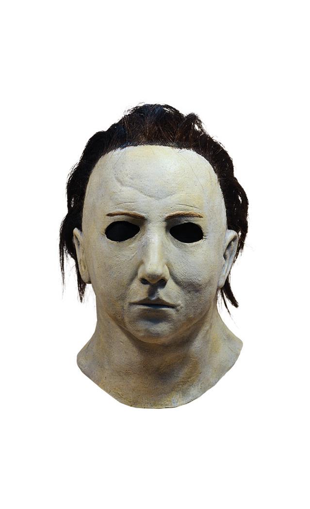 Authentic Michael Myers Halloween 5 Mask for Spooky Costume Parties and Horror Enthusiasts