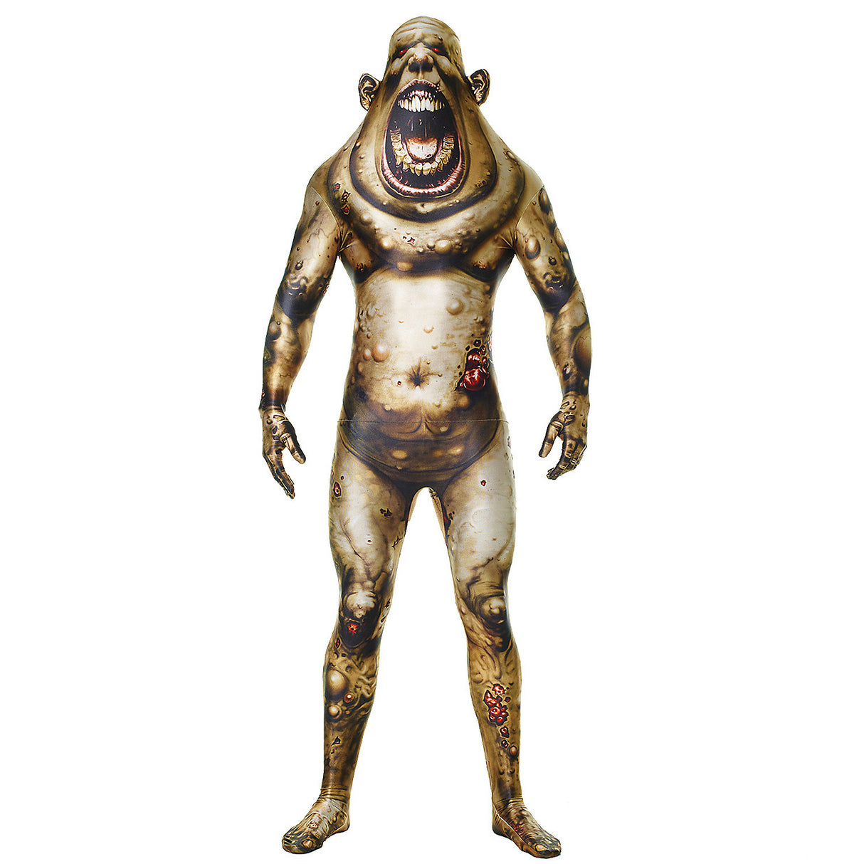 Scary Boil Monster Boy's Morphsuit Costume for Halloween Parties and Trick or Treat Adventures