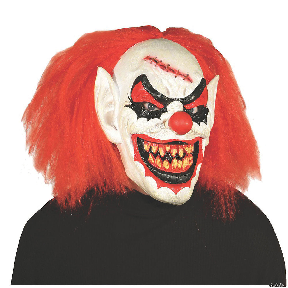 Creepy Clown Mask for Halloween Parties and Spooky Costume Events