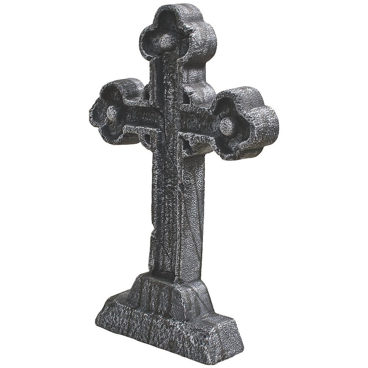 Realistic Celtic Cross Tombstone for Halloween Graveyard Decorations Outdoor Spooky Themes