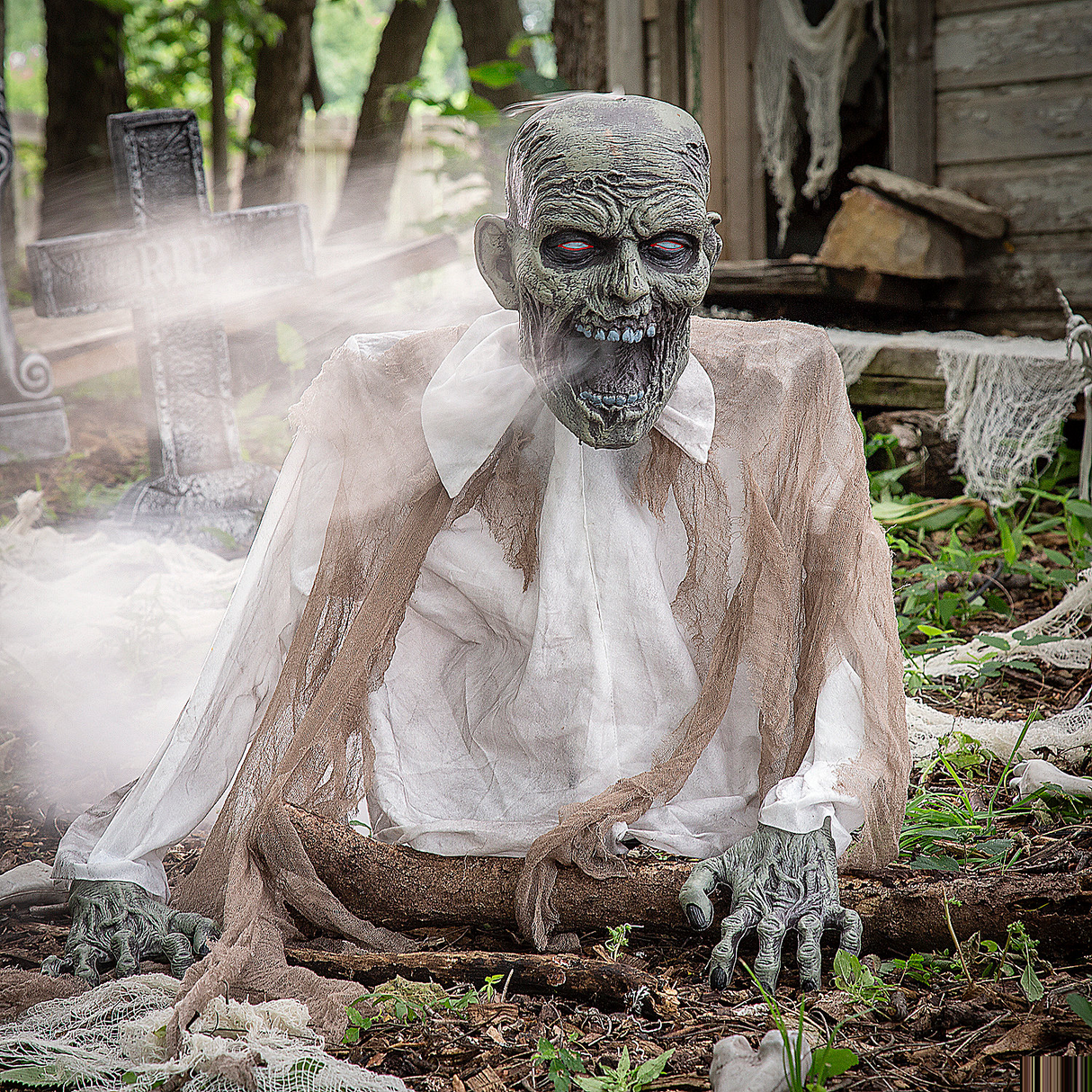 Zombie Fogger Animated Halloween Prop