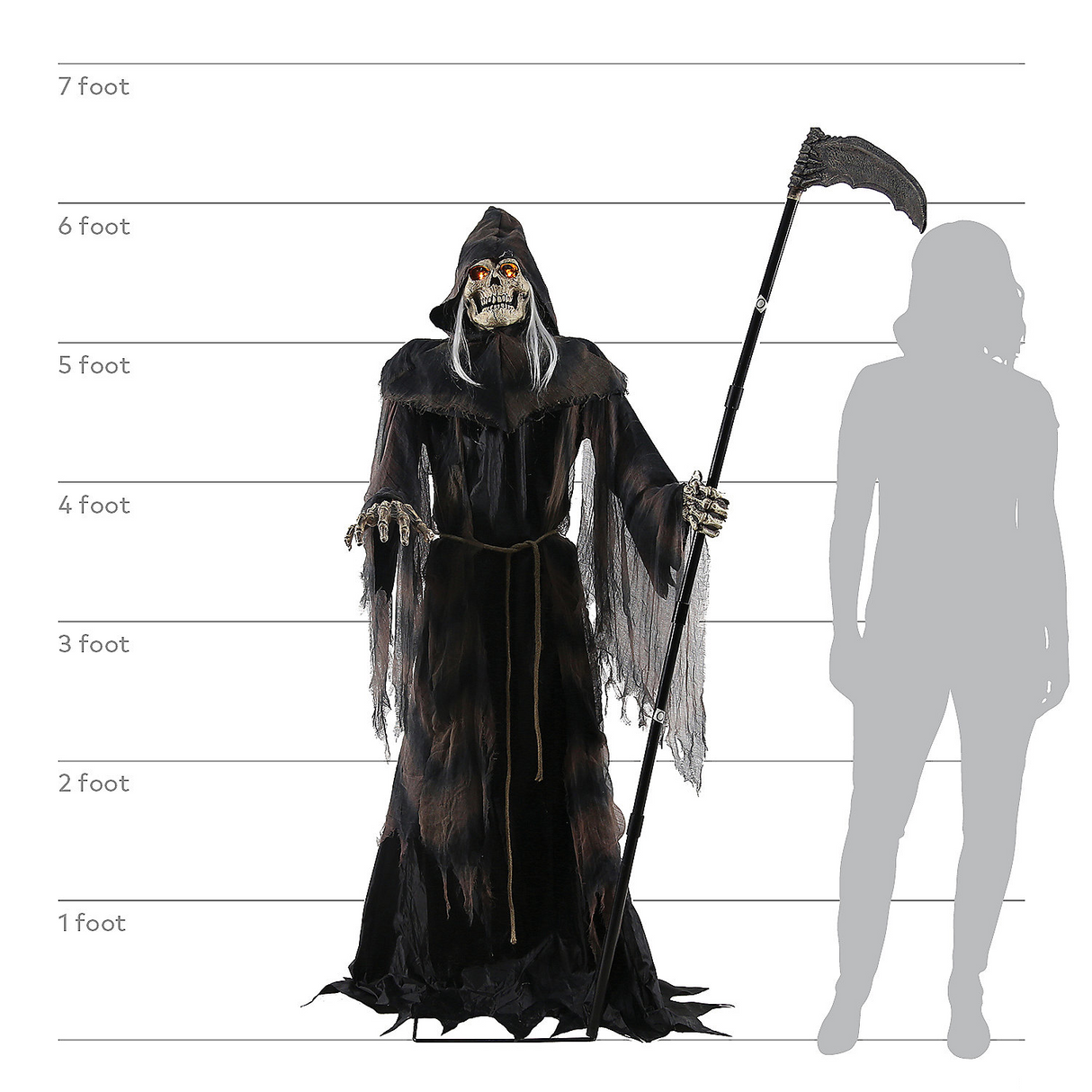 Lunging Reaper Animated Prop