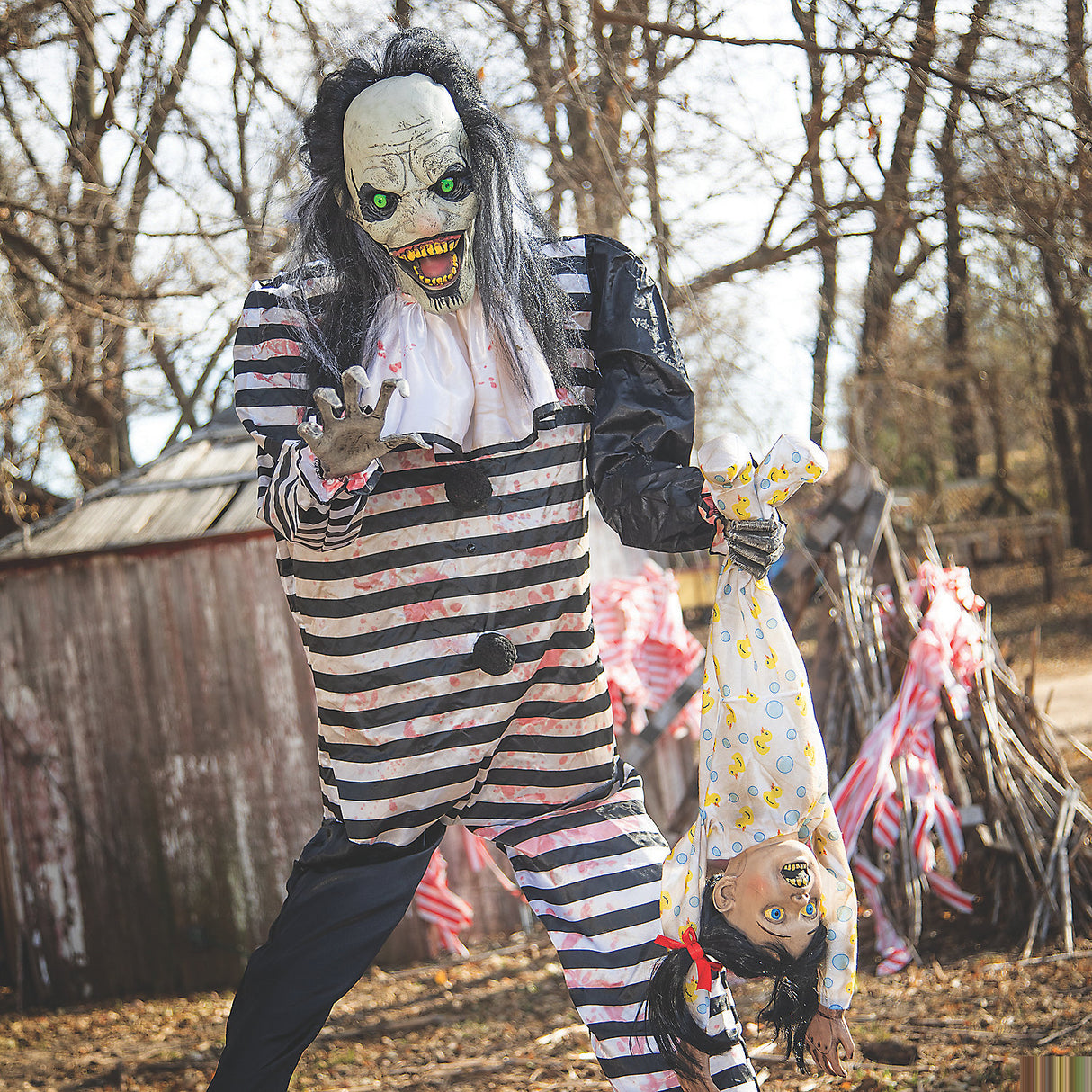 Terrifying Sweet Dreams 7ft Animated Prop for Halloween Decorations and Spooky Events