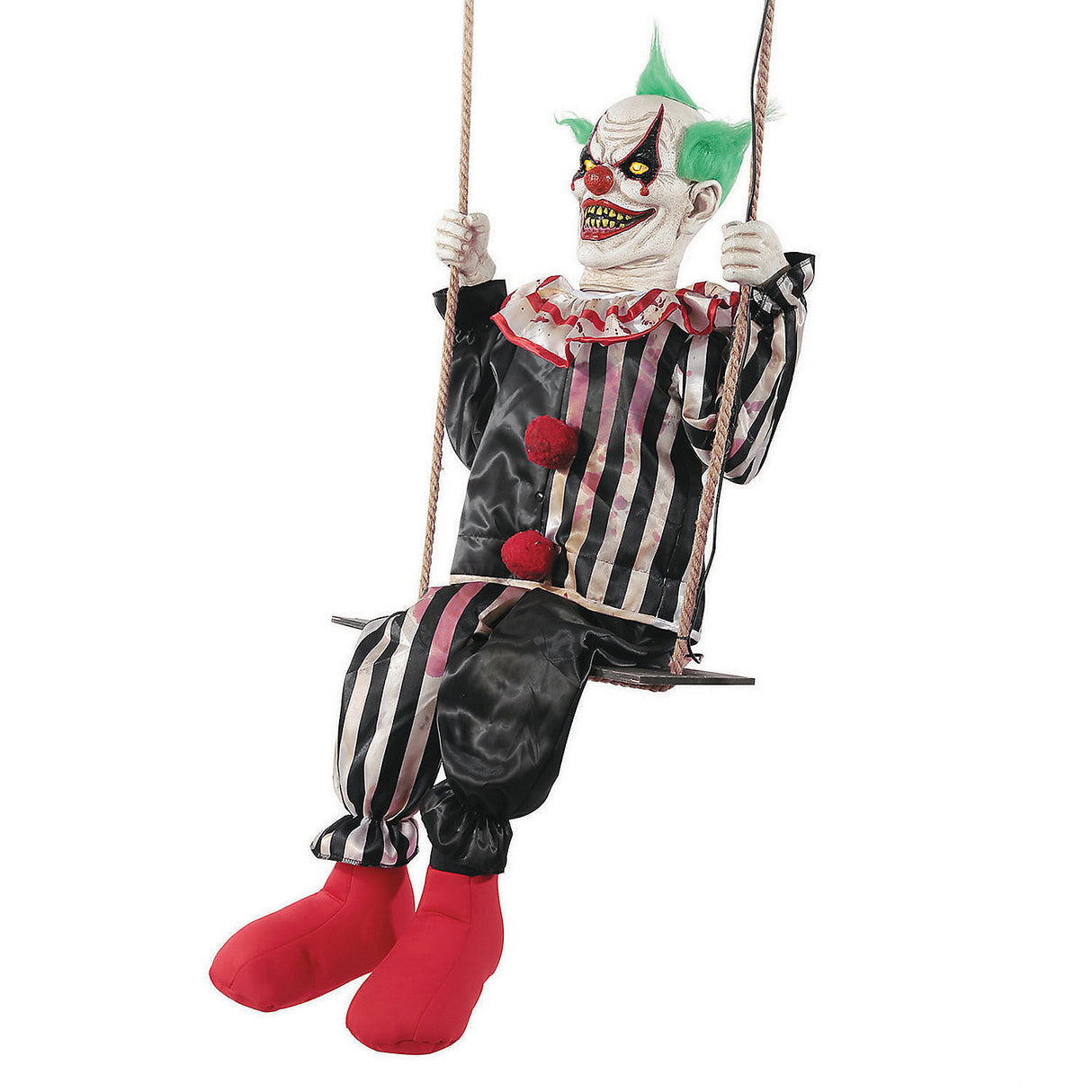 Spooky Swinging Chuckles Animated Prop for Halloween Parties and Haunted House Decorations